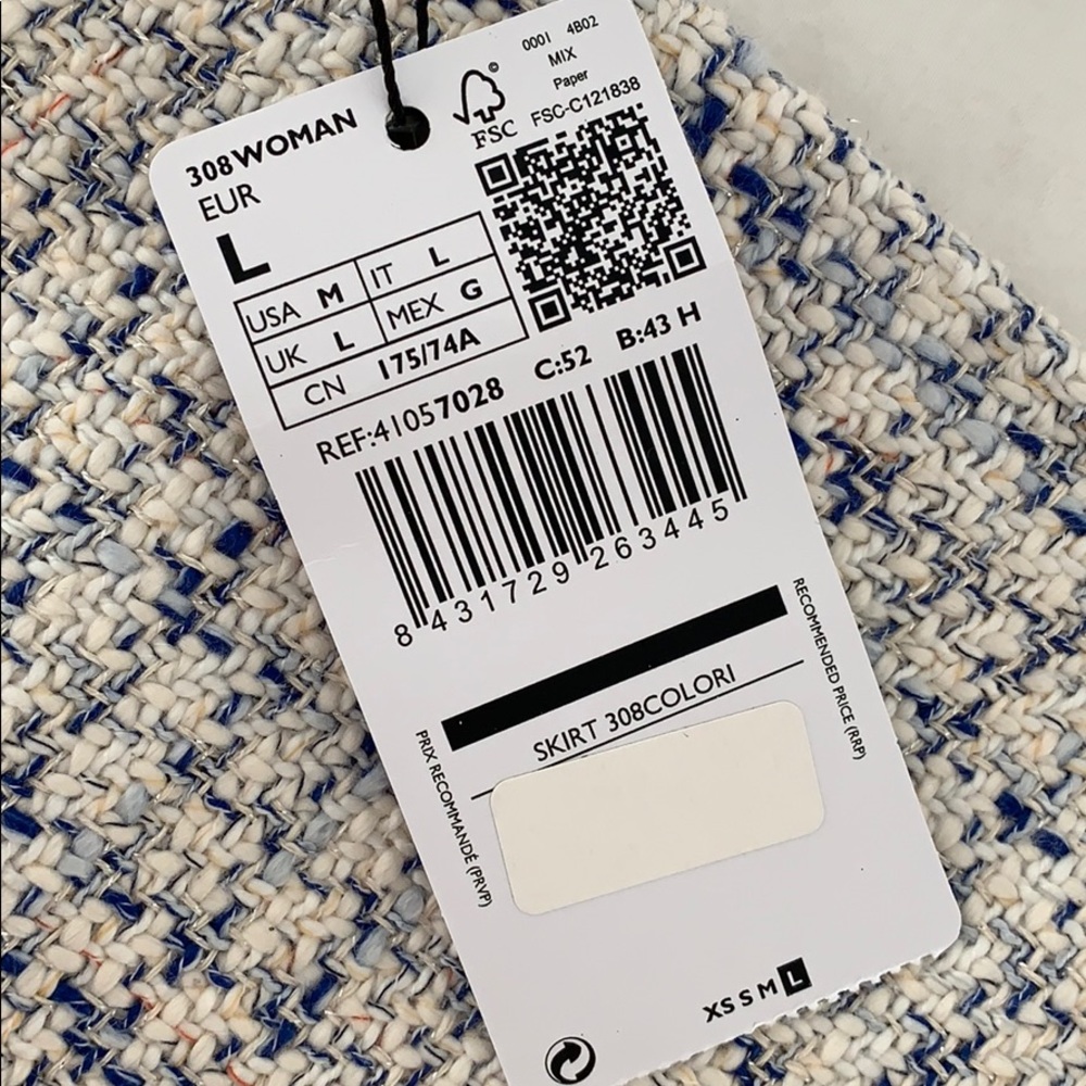 Mango tweed skirt. NWT - Picture 3 of 3